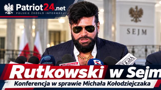 [VIDEO] Krzysztof Rutkowski w Sejmie. Konferencja w sprawie Michała Kołodziejczaka